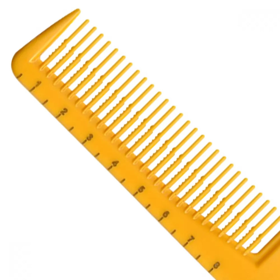 Прев'ю: Гребінець з виделкою Sway Yellow Comb Ion + 001