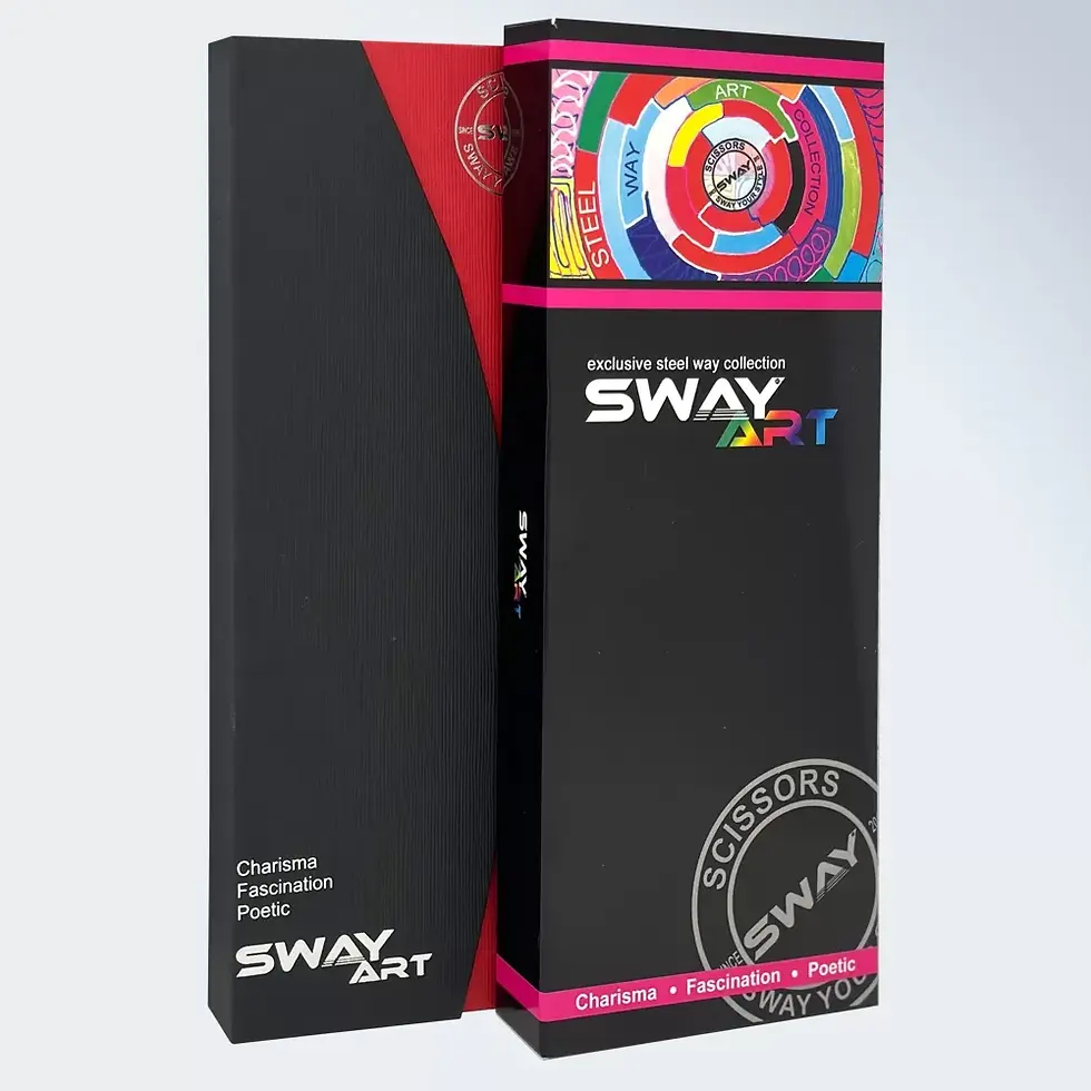 Прев'ю: Філірувальні ножиці Sway Art Black and Silver 32255 розмір 5,5  
