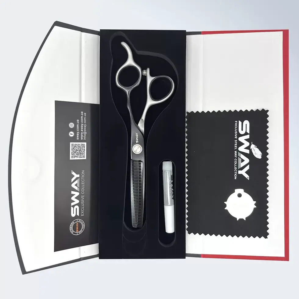 Прев'ю: Філірувальні ножиці Sway Art Black and Silver 32260 розмір 6  