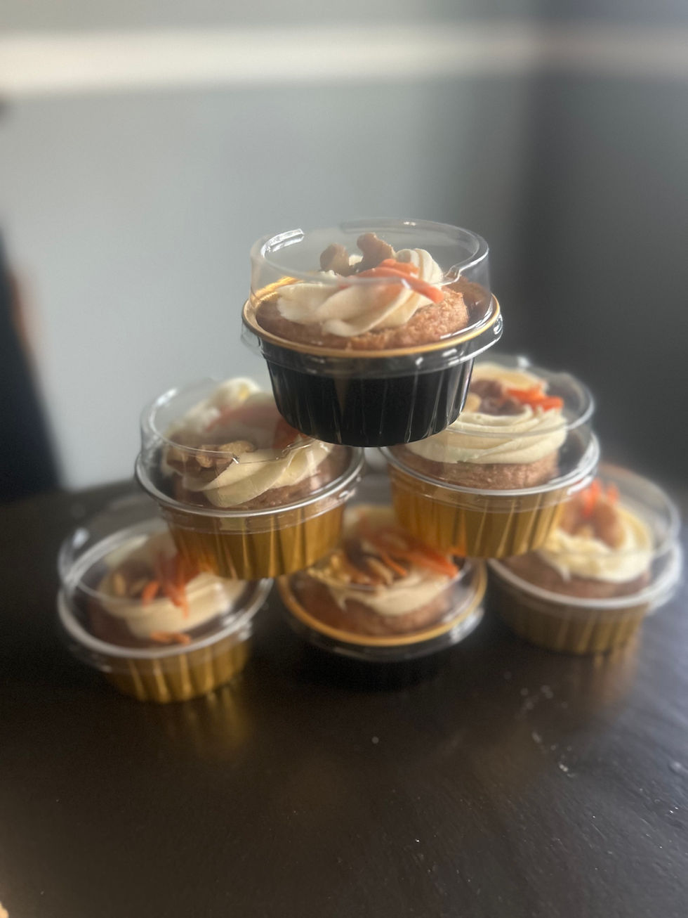 Large Variety of Frosted
cupcakes