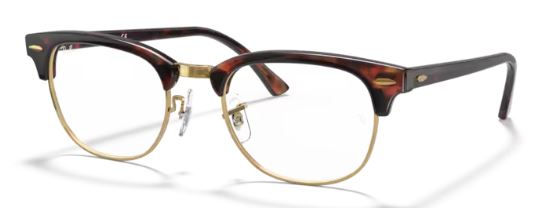Miniatura: Occhiali da vista RayBan RX5154 Clubmaster marrone