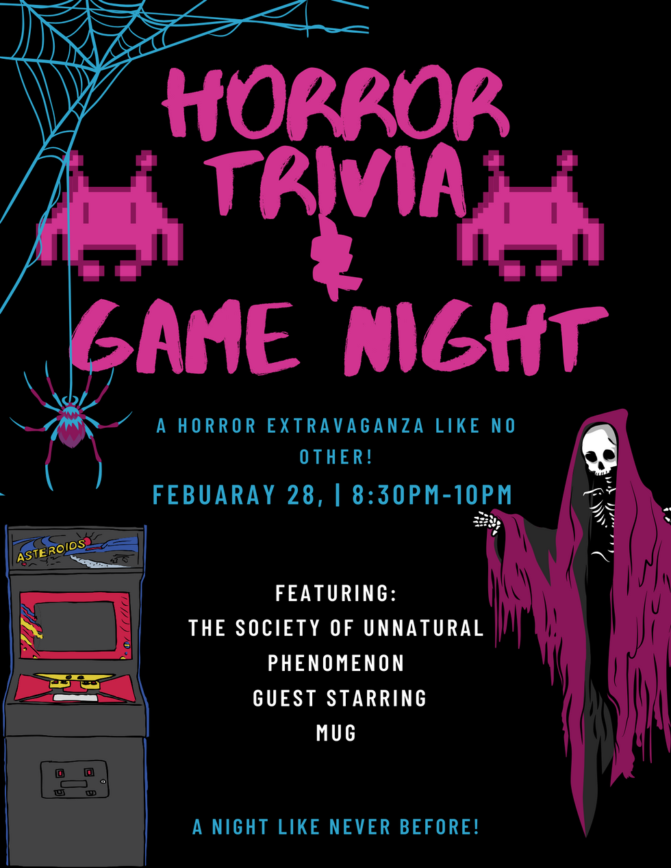 Horror Trivia & Game Night