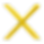 the letter X made from yellow scotch tap