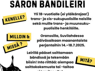 Särön bändileirille ilmoittautuminen on nyt auki!