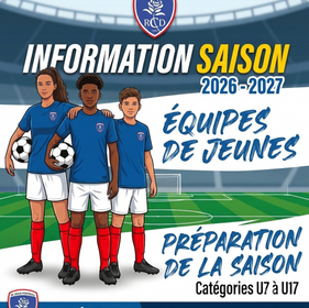 Préparation début de saison 2026-2027
