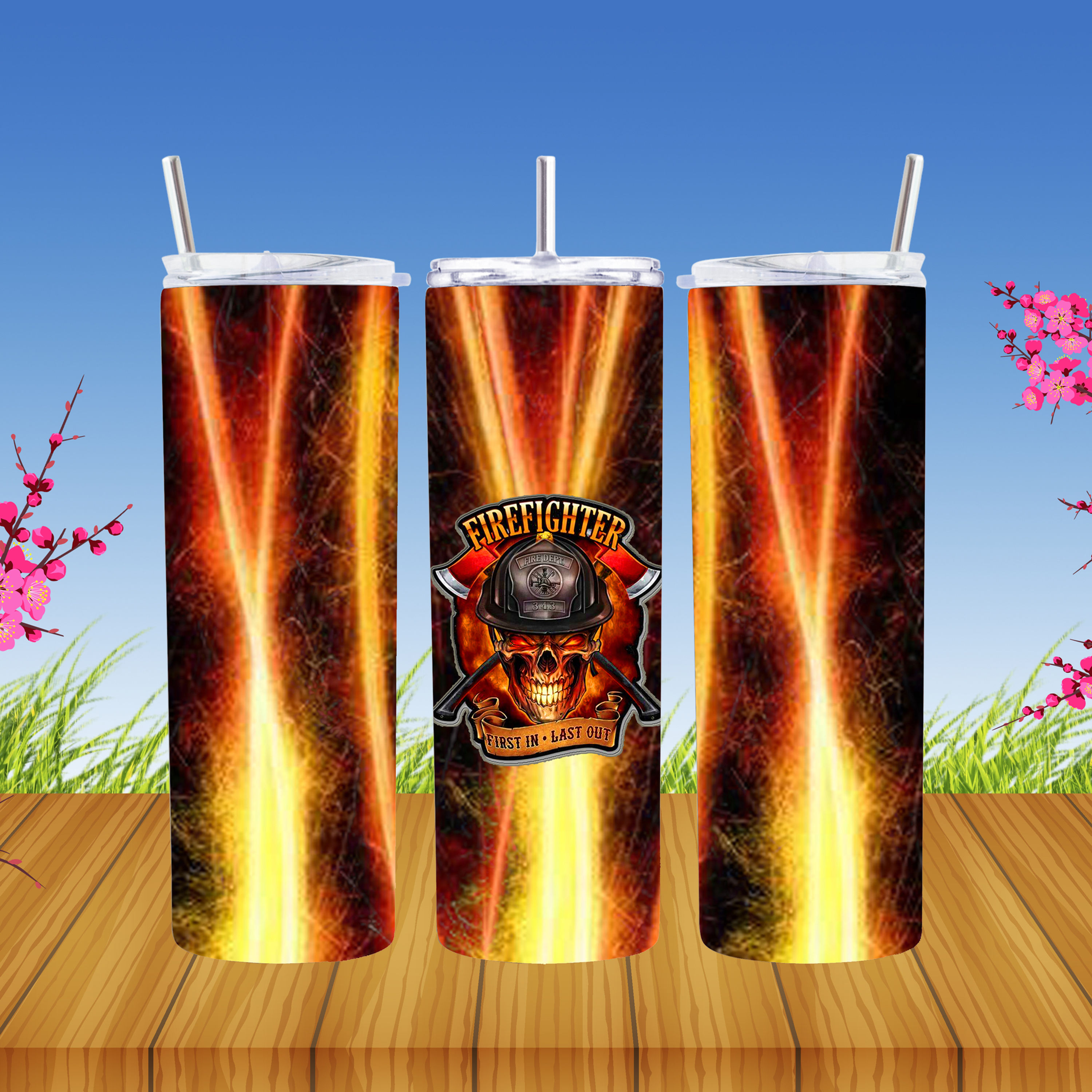 Firefighter Tumbler