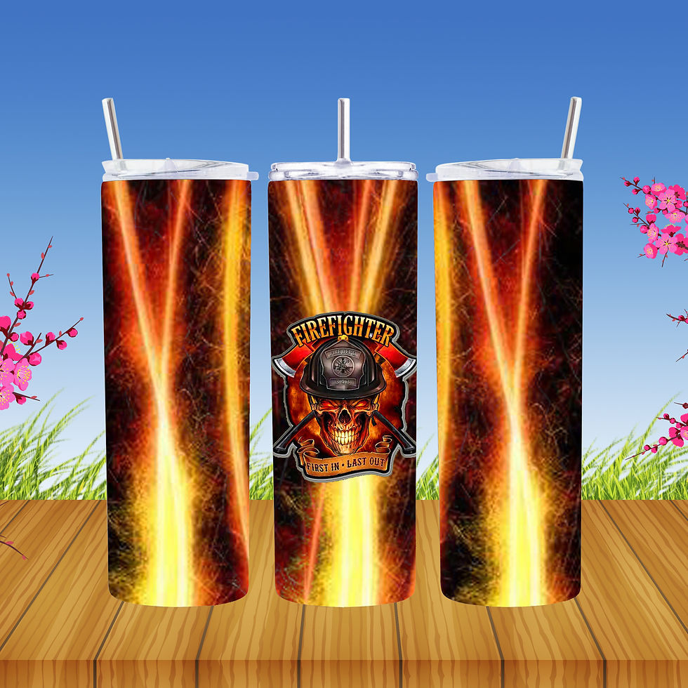Firefighter Tumbler