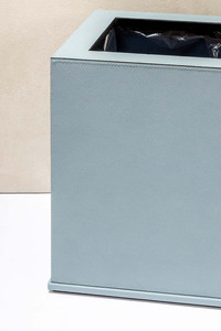 Closeup detail of the Firenze double wall bin