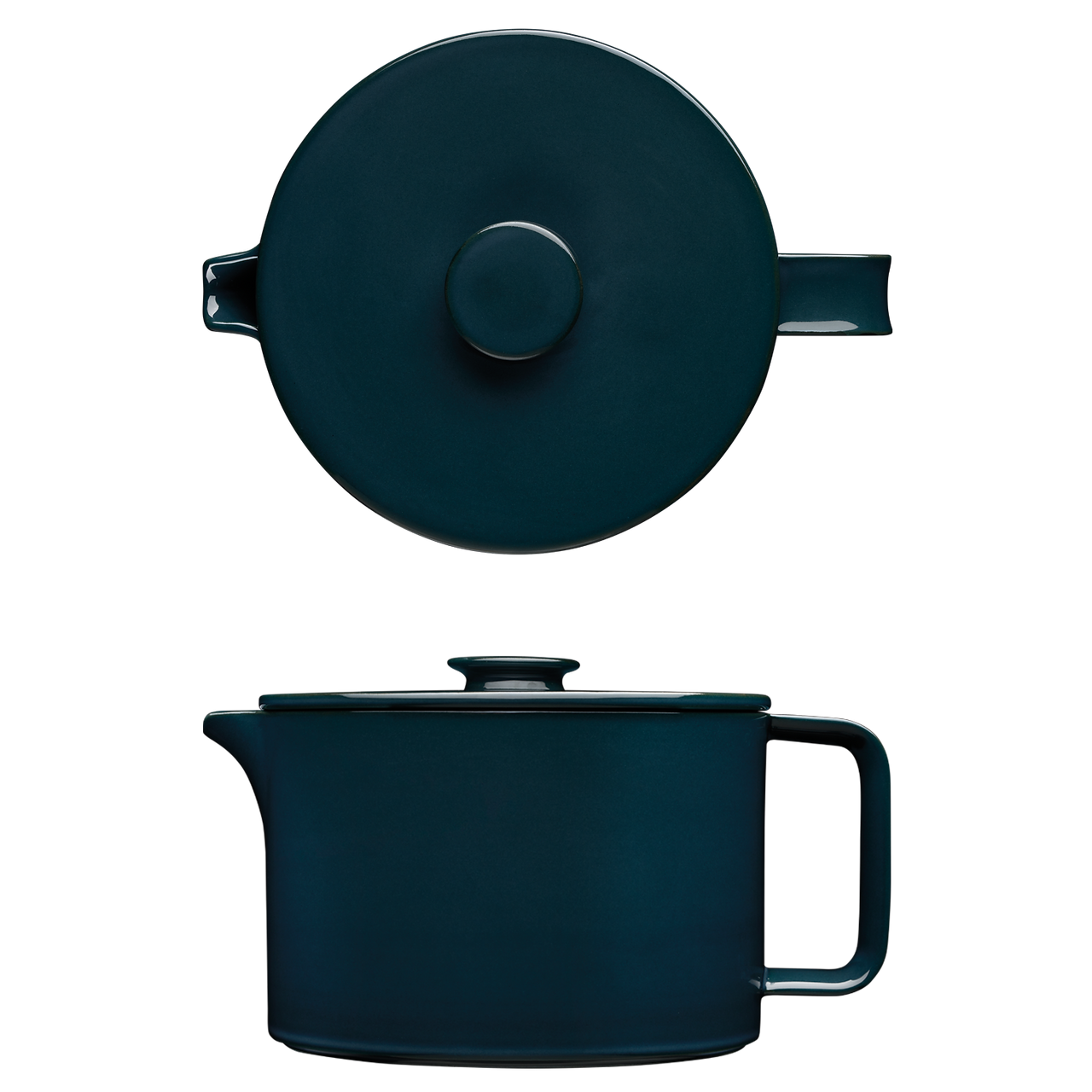 DATUM tea pot in slate black