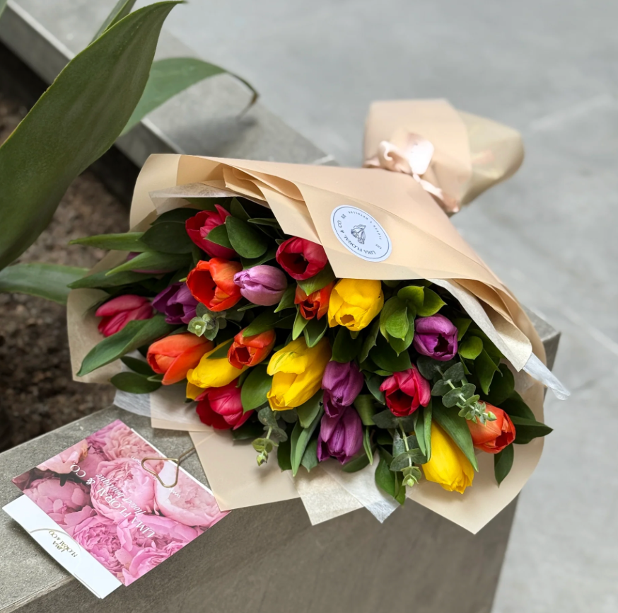 Ramo 20 tulipanes