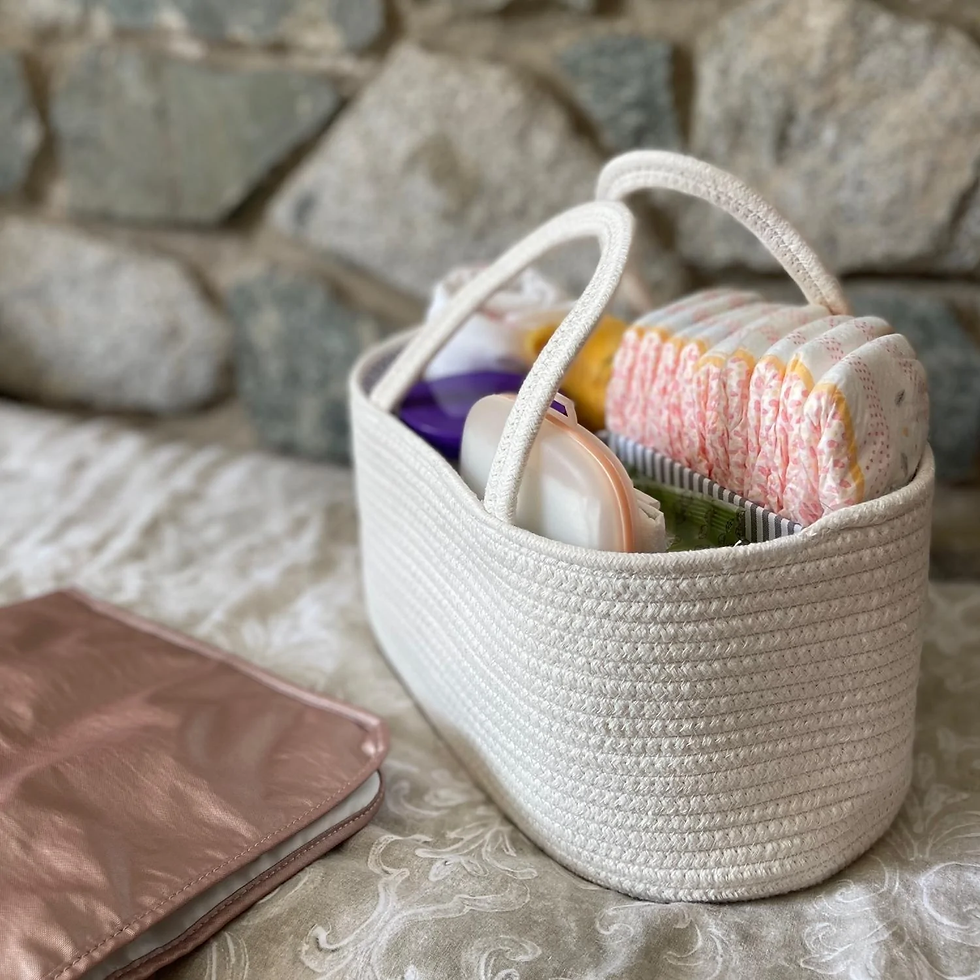 Organizador Tejido Crema