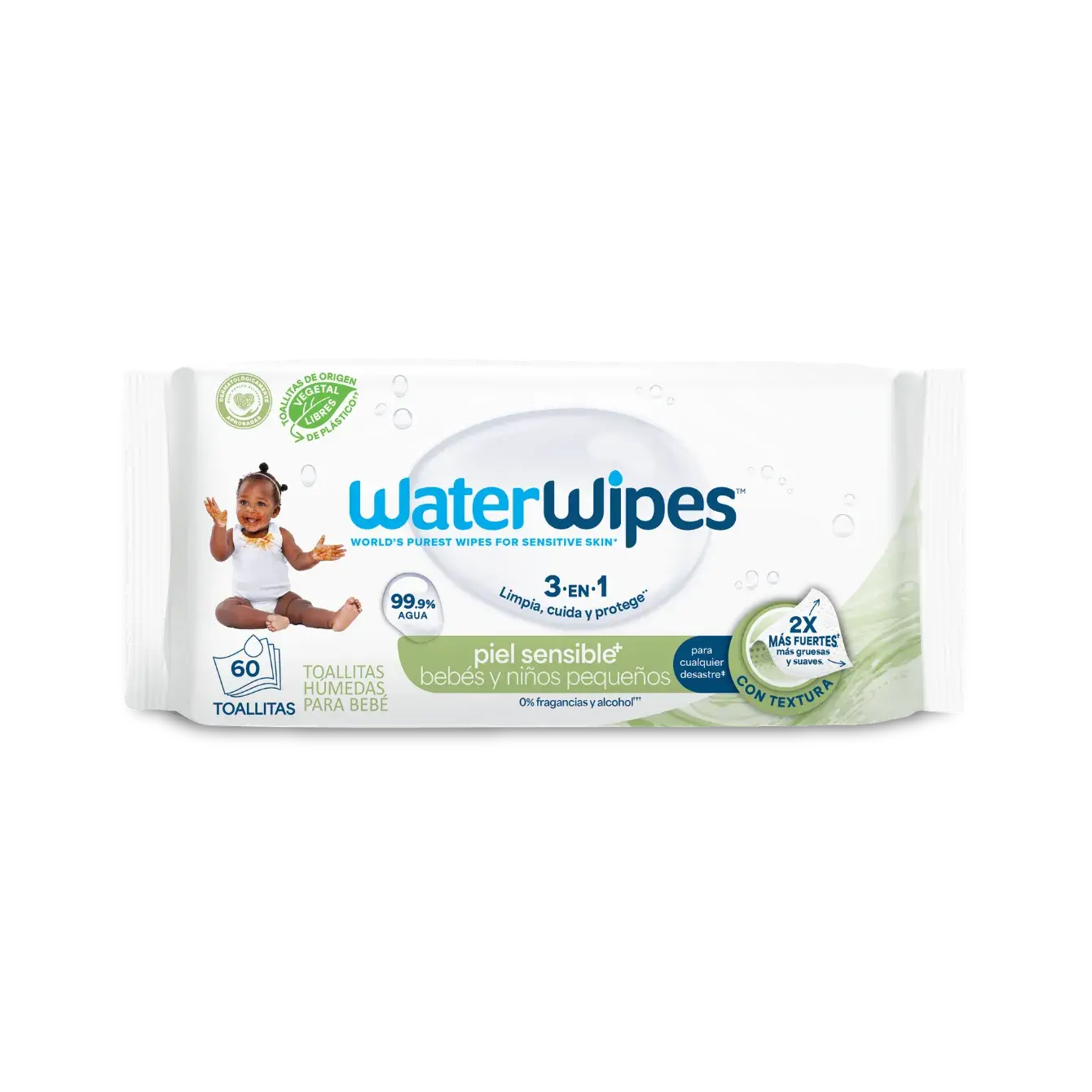 WaterWipes Textured Clean 60und