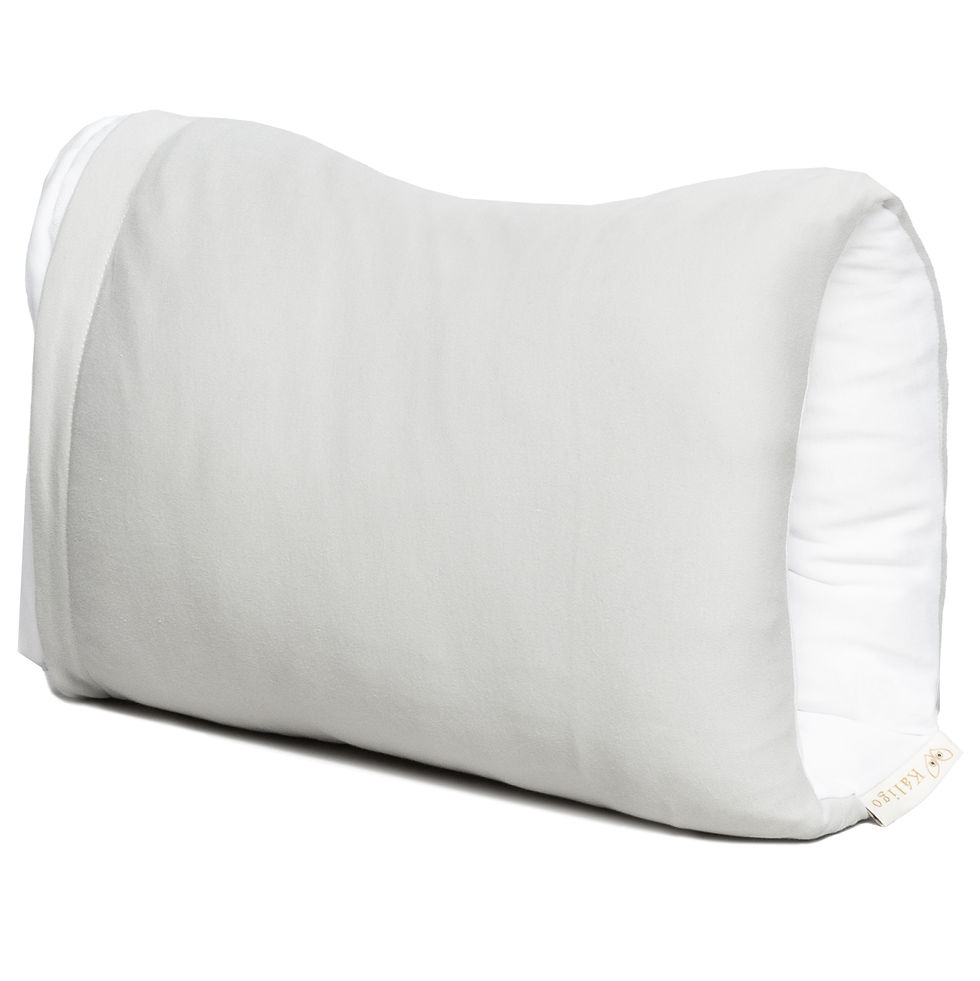 Cojín brazo Kaligo maternidad Mali gris/Celeste pastel