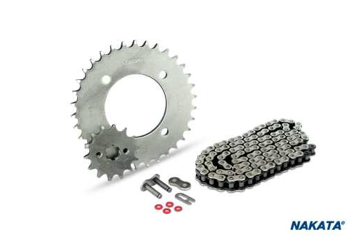 Nakata amplia oferta de kits de transmissão para motocicletas de diversas marcas