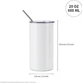 Tumbler Straight Fatty 20 OZ Gobelets