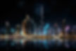 ai-generated-dubai-skyline-at-night-with-reflection-on-the-water-united-arab-emirates-duba