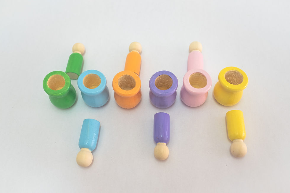 Thumbnail: Pegs & Pots  Color Matching Activity