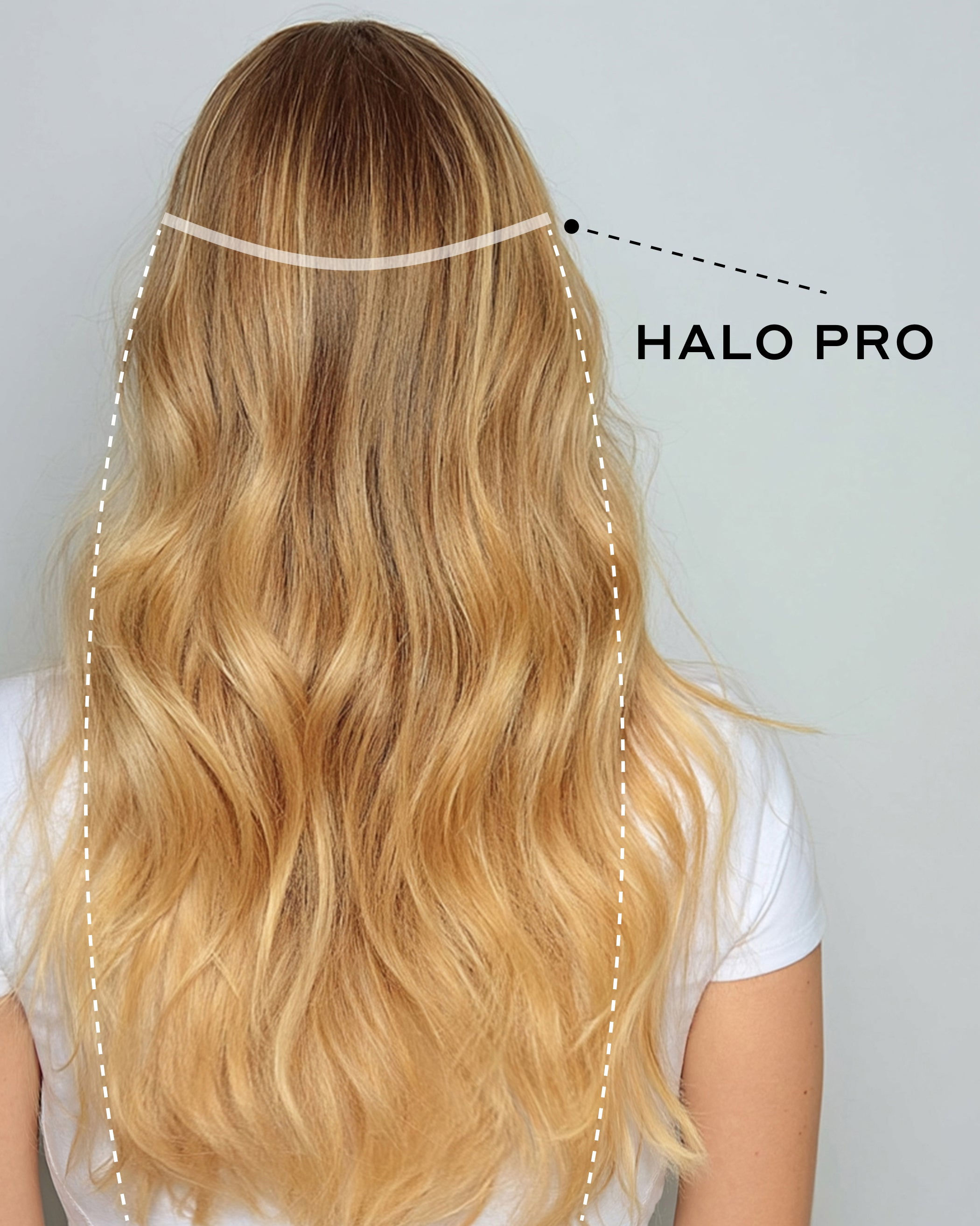 Bellami Halo Pro Extensions Kit - Golden Hour Blonde #8/18/613 Balayage