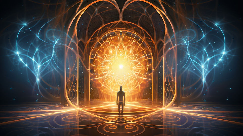 A man standing in front of his consciousness