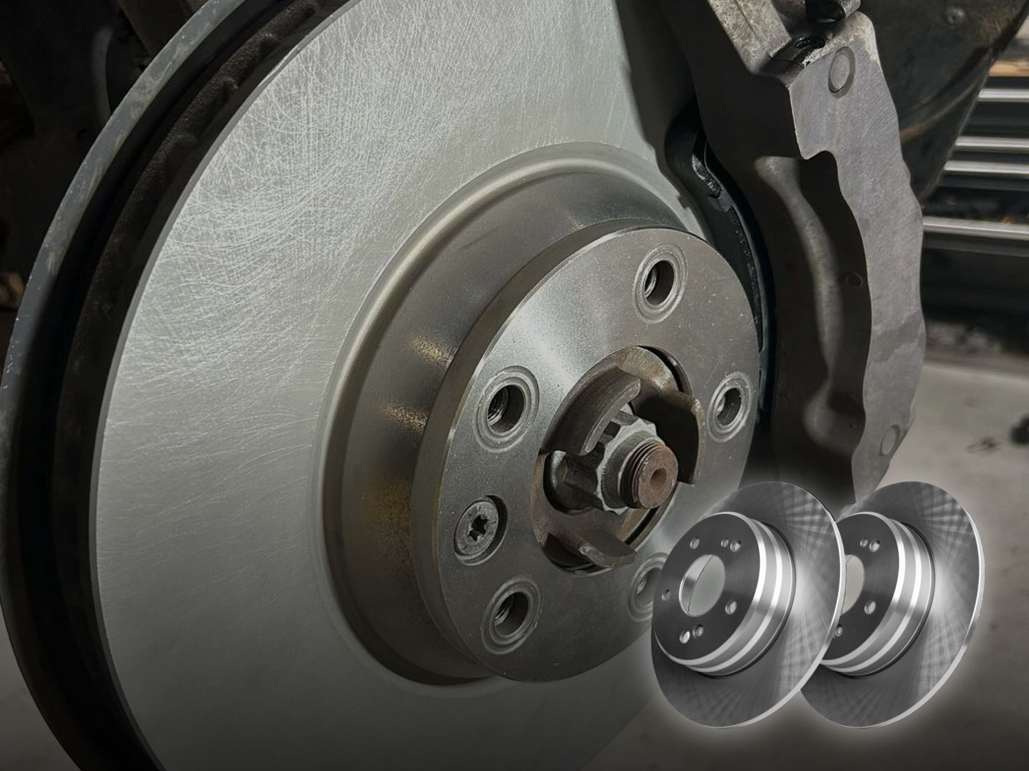 Set of 2 Carbide Coated Rotors (Front or Rear)