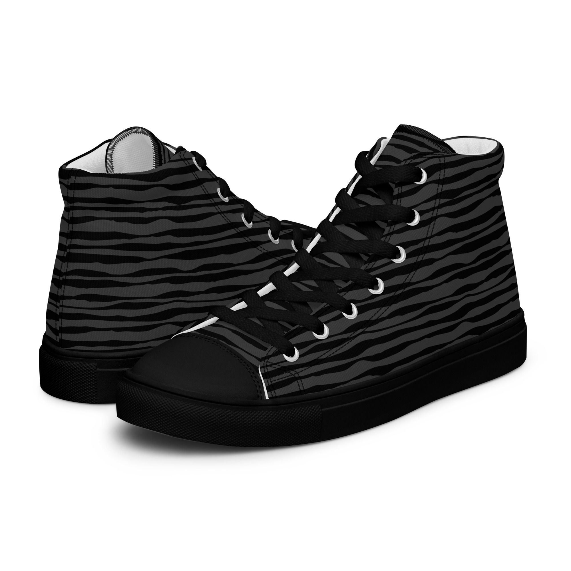 Men’s high top canvas shoes