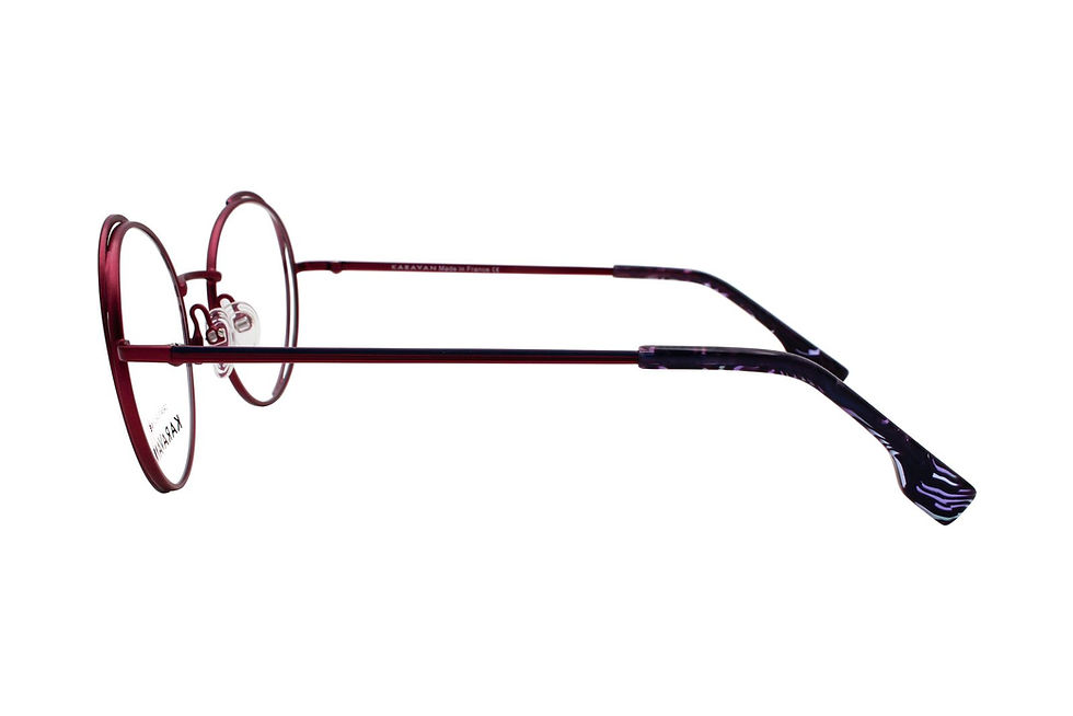 Miniature : Rhodium 03 Pb - Karavan Eyeglasses pink & blue
