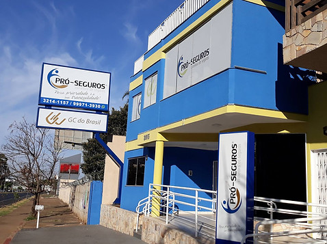 uma imagem da facha da empresa Pró seguros