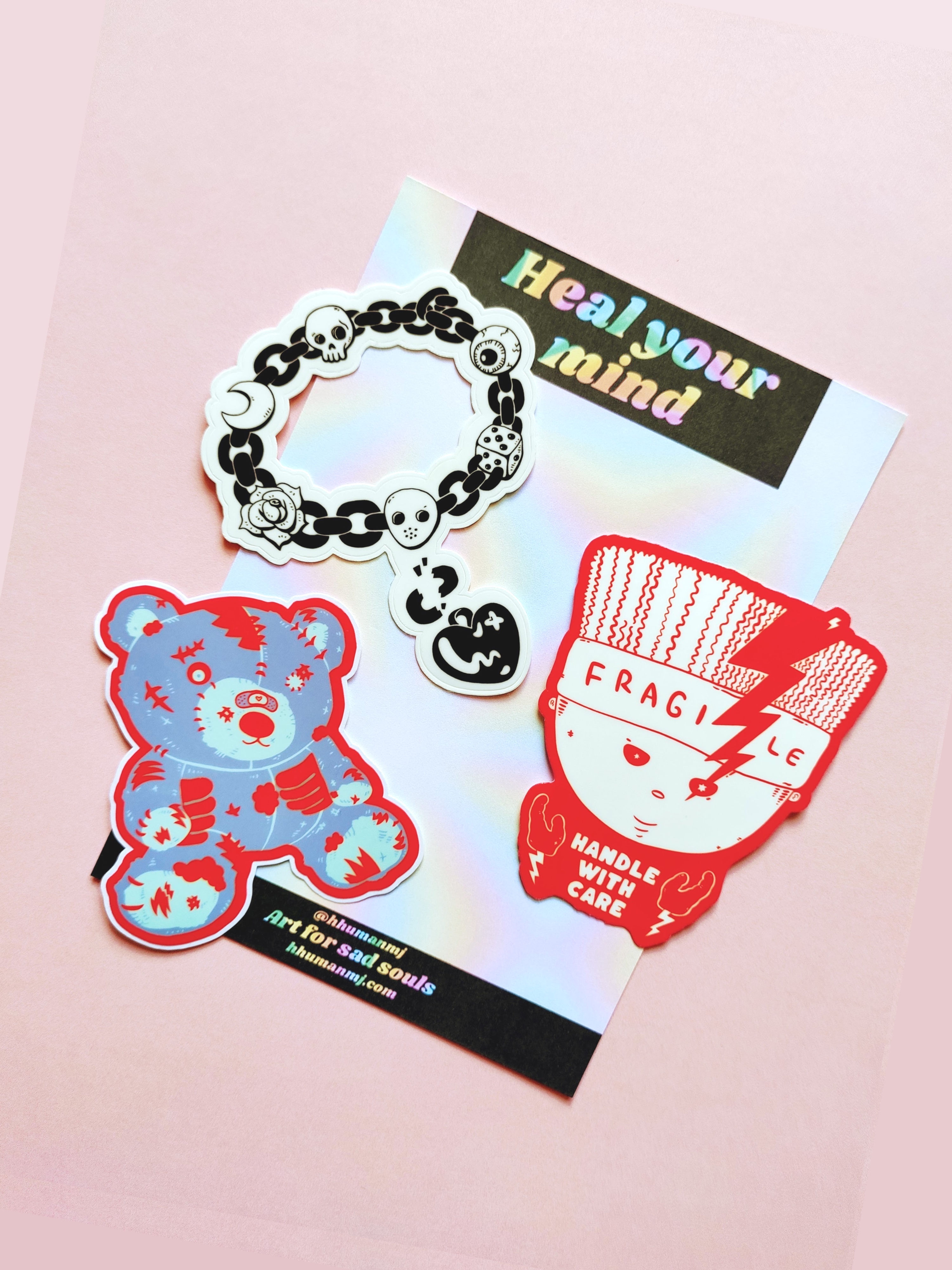 Heal Your Mind Sticker Pack