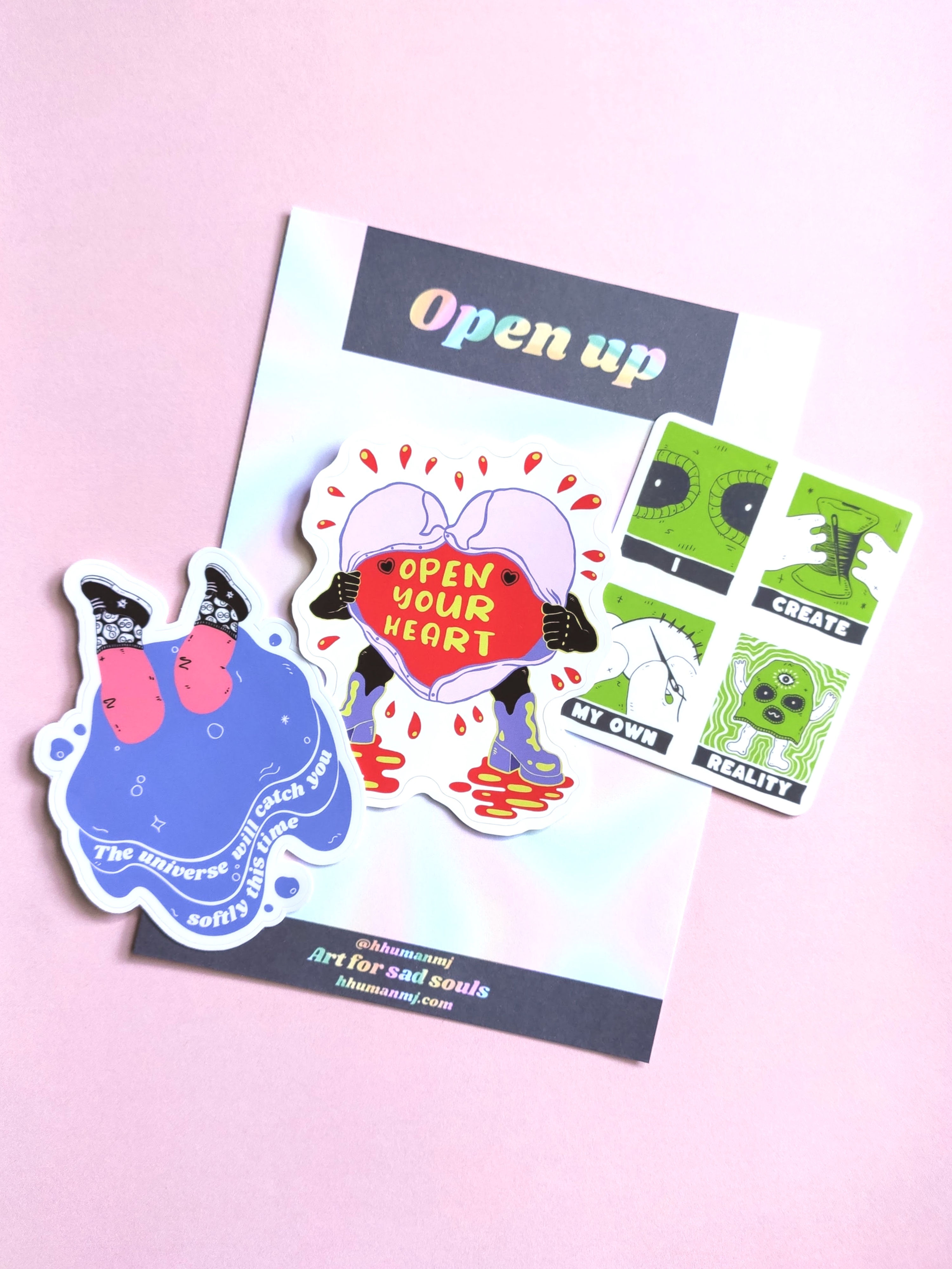 Open Up Sticker Pack