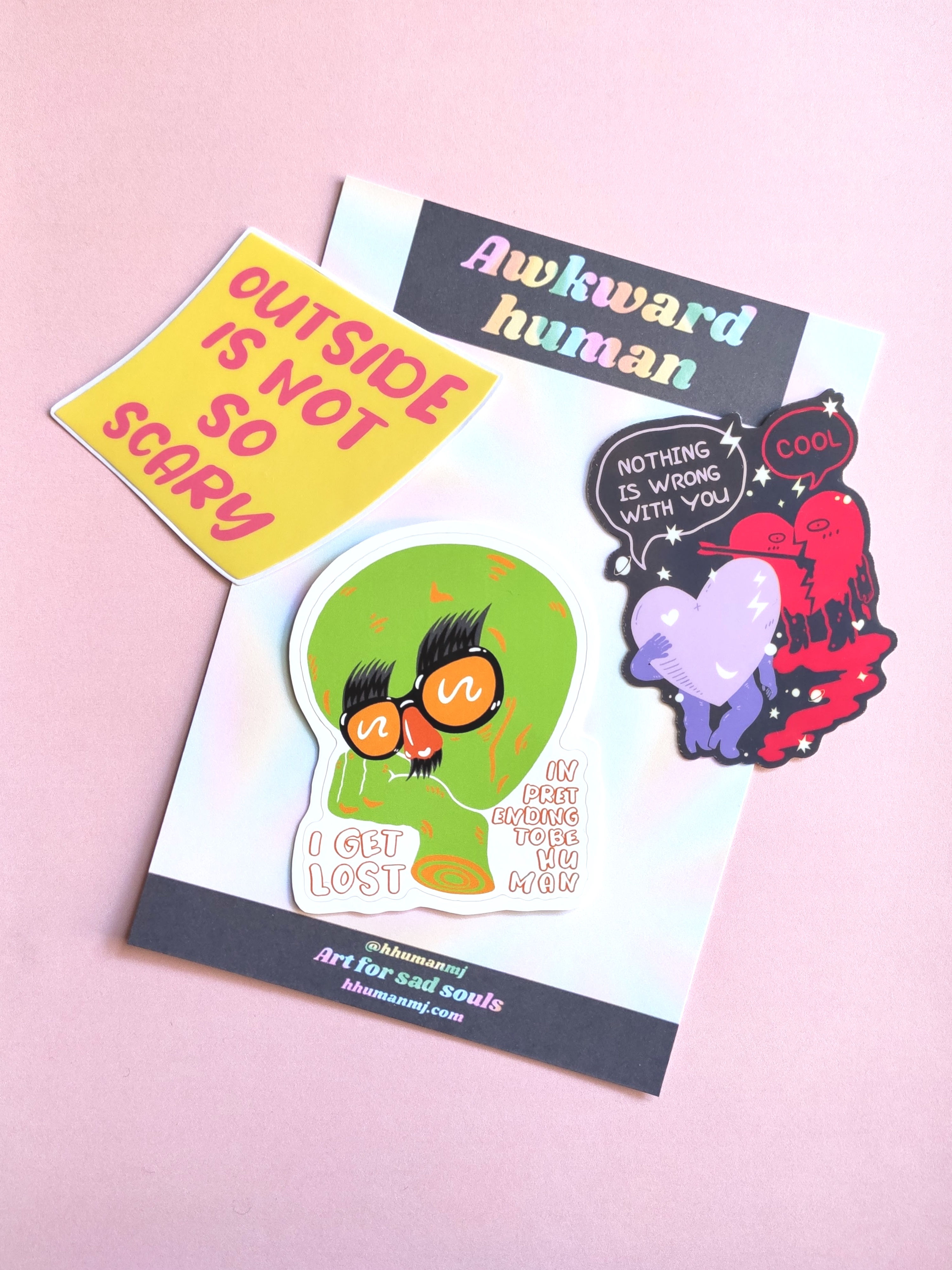Awkward Human Sticker Pack