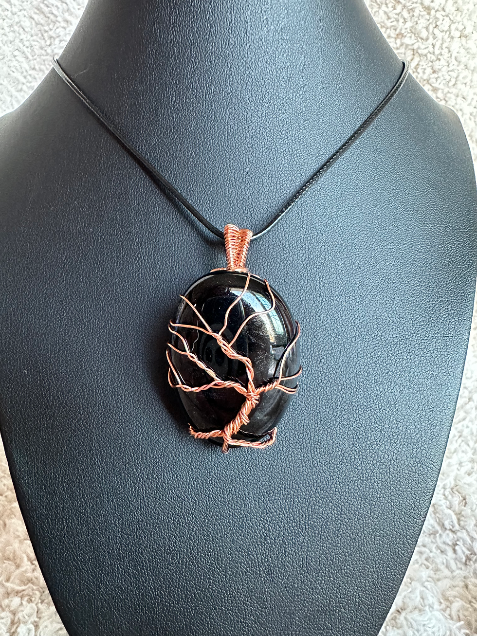 Black Tree of life Necklace