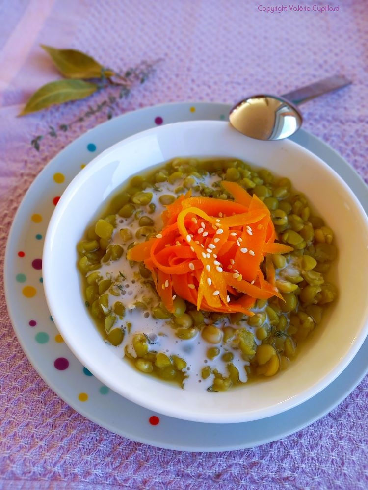 Recette de pois cassés pour un repas IG bas