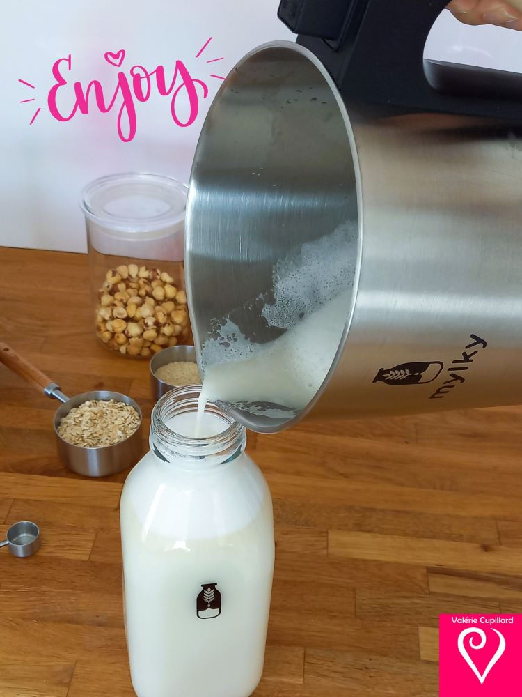 comment faire son lait végétal maison avec le mylky la machine à lait végétal ?