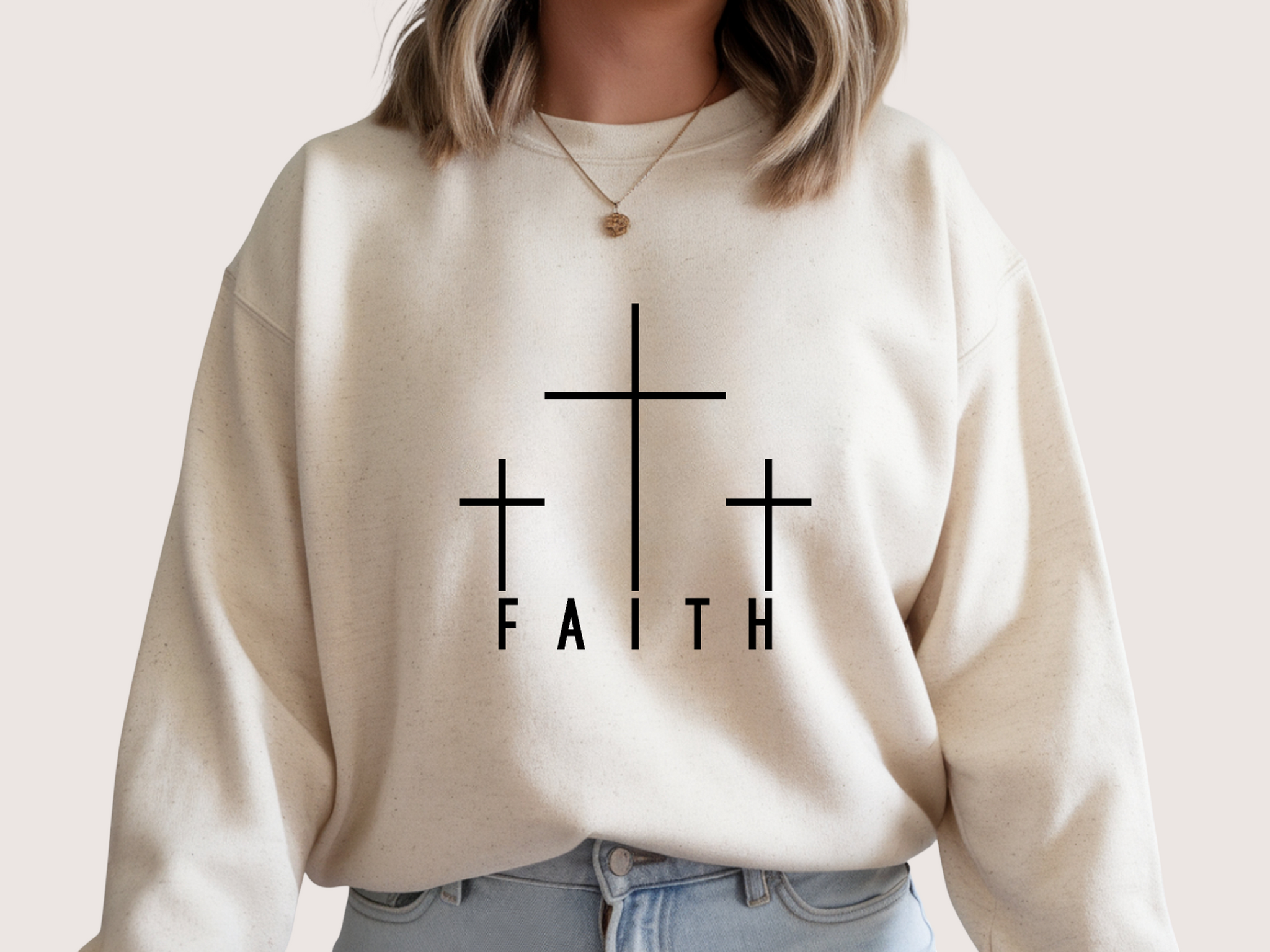 Three Crosses DTF Transfer
