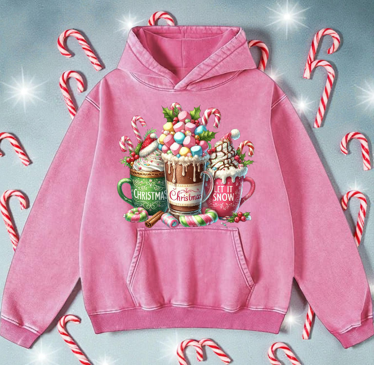 Hot Cocoa Christmas Style DTF Transfer