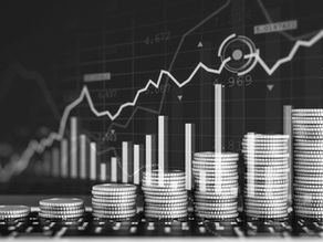 Stack of coins and Charts