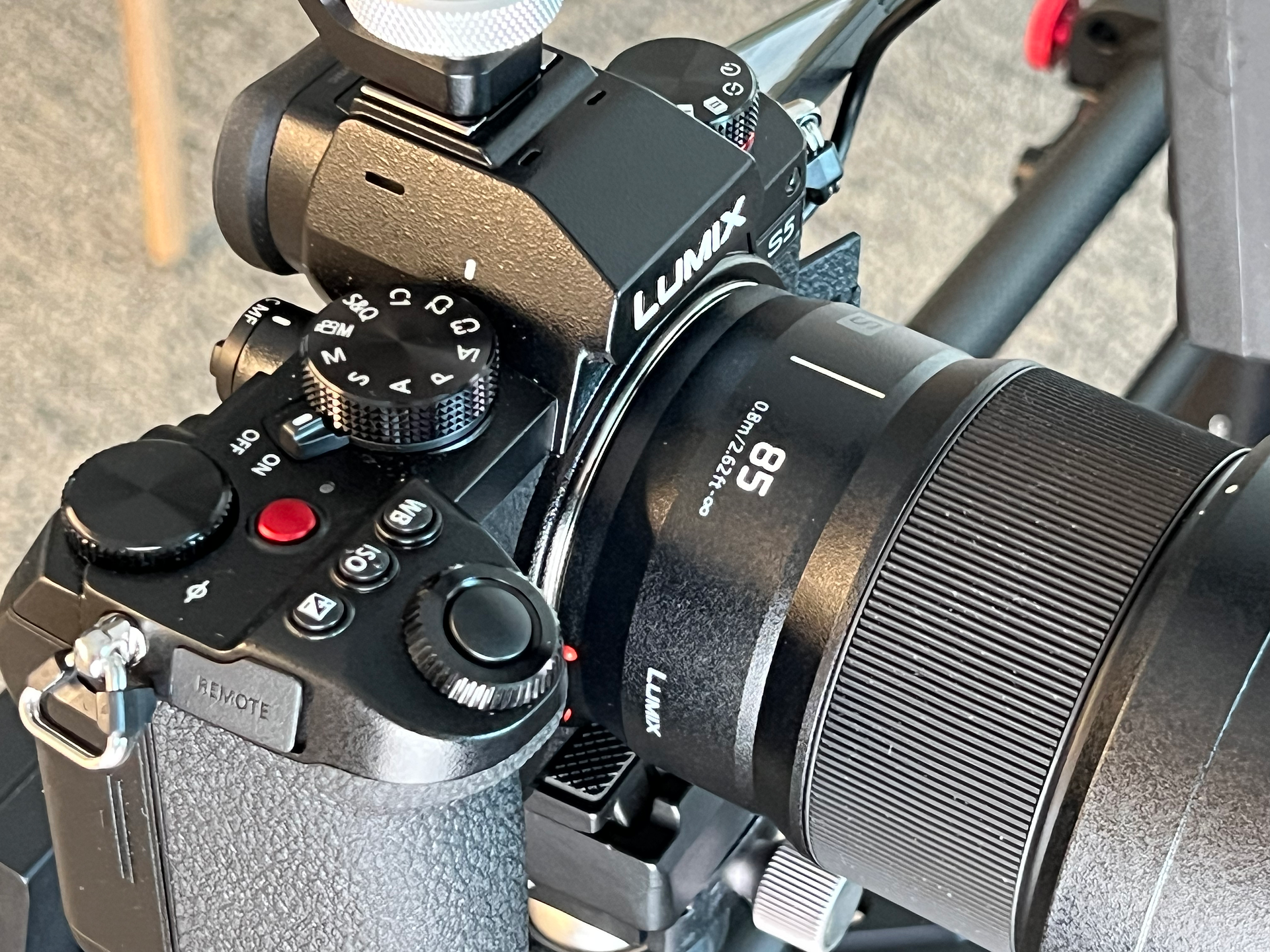 Godox VL300 light with Phottix Raja 105 softbox