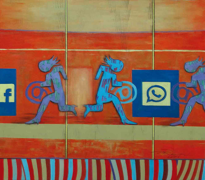 The artwork belongs to the series "Pictorial Signs – Interpretation – Communication" and is registered in the artist’s Catalogue Raisonné under IR-I_369.