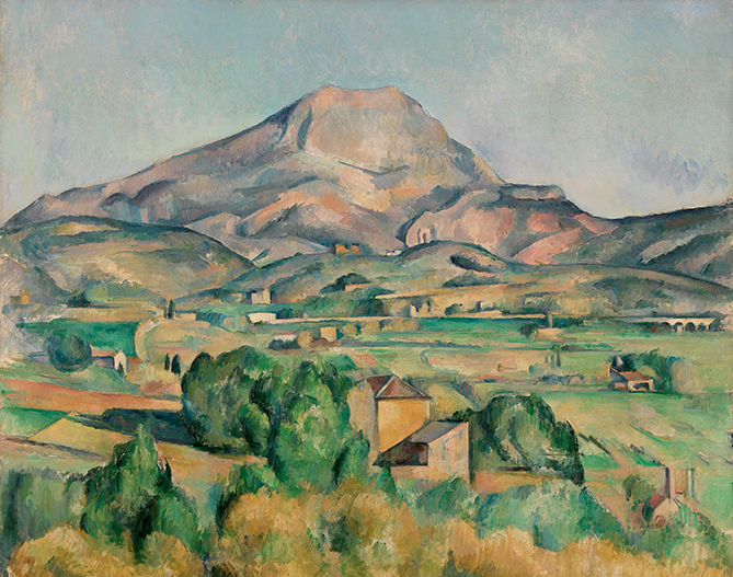 Paul Cézanne (* 19 January 1839 in Aix-en-Provence; † 22 October 1906 Aix-en-Provence) was a French painter. Cézanne's work is assigned to different styles: From an art-historical point of view, Cézanne's works make him one of the pioneers of Classical Modernism.
While his early works were still characterized by Romanticism - such as the murals in the Jas de Bouffan country house - and Realism, he arrived at a new pictorial language through intensive study of Impressionist forms of expression, which attempted to consolidate the deliquescent pictorial impression of Impressionist works. He abandoned the illusionistic distant effect, broke the rules established by the representatives of Academic Art, and strove for a renewal of traditional creative methods based on the Impressionist color space and color modulatory principles.
His painting provoked incomprehension and ridicule among contemporary art critics. Until the late 1890s, it was mainly fellow artists such as Pissarro, Monet, and Renoir, as well as art collectors and the gallery owner Ambroise Vollard, who became aware of Cézanne's work and were among the first buyers of his paintings. Vollard opened the first solo exhibition in his Paris gallery in 1895, which led to a broader examination of the artist's work.
Of the many artists who took their cue from Cézanne's work after his death, Pablo Picasso, Henri Matisse, Georges Braque and André Derain deserve special mention. The contrasting orientation of the painterly works of the aforementioned artists reveals the complexity of Cézanne's oeuvre. From an art historical point of view, Cézanne's works rank him among the pioneers of Classical Modernism.
Cézanne's pictorial subjects were often bathers, the landscape around the Montagne Sainte-Victoire mountains, still lifes, and portraits of his model, his lover and later wife, Hortense Fiquet.