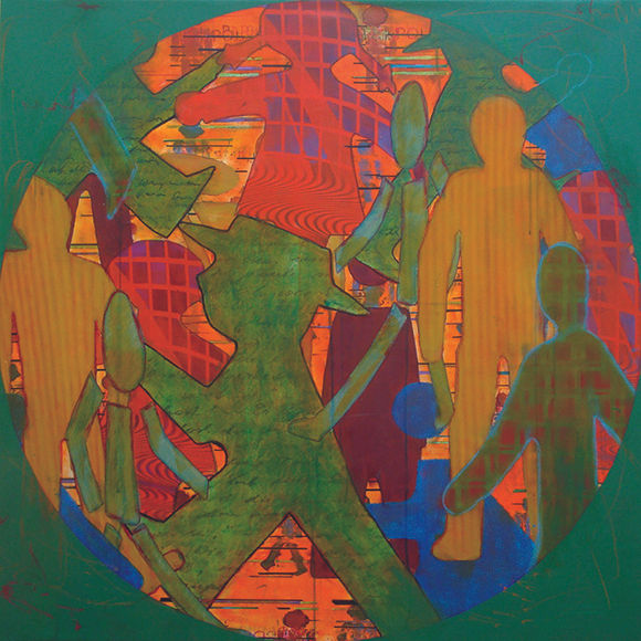The artwork belongs to the series "Pictorial Signs – Interpretation – Communication" and is registered in the artist’s Catalogue Raisonné under IR-I_352.