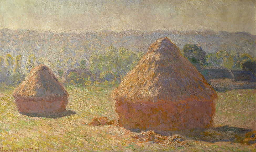 Claude Monet (* 14 November 1840 in Paris; † 5 December 1926 in Giverny, born Oscar-Claude Monet) was a French painter, a founder of French Impressionist painting and the most consistent and prolific exponent of that movement's philosophy of expressing one's perceptions in front of nature, particularly in relation to landscape painting in the open air. The term "Impressionism" derives from the title of his painting Impression, soleil levant (Impression, Sunrise), exhibited in 1874 at the first Salon des Refusés (Exhibition of the Committee), which Monet and his collaborators organised as an alternative to the Salon de Paris.
The early work up to the mid-1860s comprises realistic paintings, some of which Monet exhibited at the Paris Salon. In the late 1860s Claude Monet began to paint Impressionist paintings. An example of his paintings from this creative period is Impression, Sunrise, a harbour view of Le Havre, which gave the name to the whole movement. He thus moved away from the taste of the time, influenced by the traditional art academies, which worsened his financial situation.
In the 1870s Monet took part in some of the Impressionist exhibitions, which also included artists such as Pierre-Auguste Renoir and Edgar Degas, and was particularly encouraged by the art dealer Paul Durand-Ruel.
Monet's desire to document the French landscape led him to paint the same scene over and over again to capture the changing light and passing of the seasons.
From 1883 Monet lived in Giverny, where he bought a house and land and began an extensive landscape project that included lily ponds, which would become the subject of his most famous works. He began painting the water lilies in 1899, first in vertical views with a Japanese bridge as the central feature, and later in the series of large-scale paintings that occupied him continuously for the next 20 years of his life.
Monet's financial situation remained strained until the 1890s. It was during this period that Monet developed the concept of the series, according to which he painted a motif in different light moods. He also began to lay out his famous garden in Giverny, which he subsequently also used as a motif for his paintings.