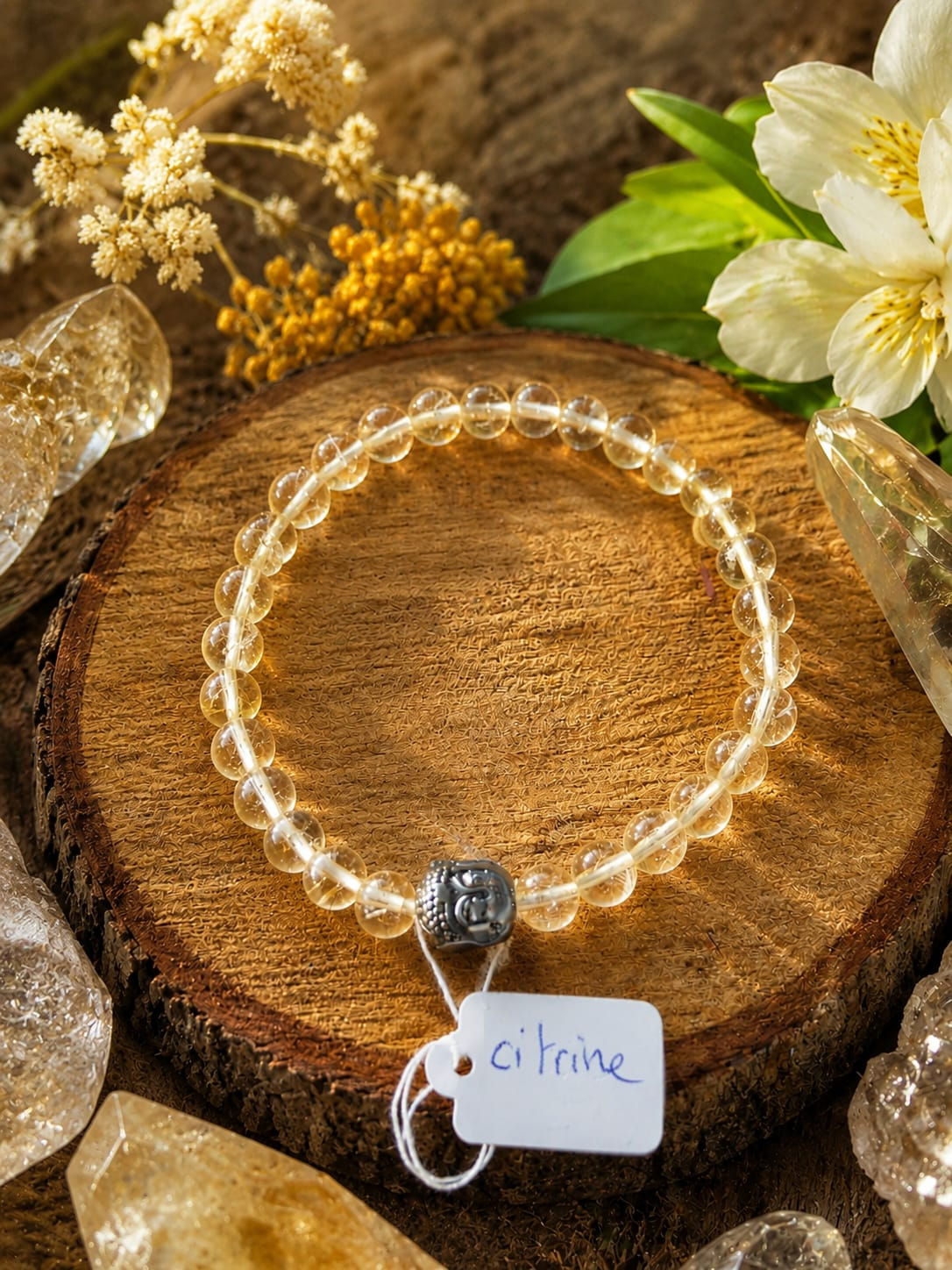 Bracelet en Citrine 💛Lumière, Joie et Abondance 💛