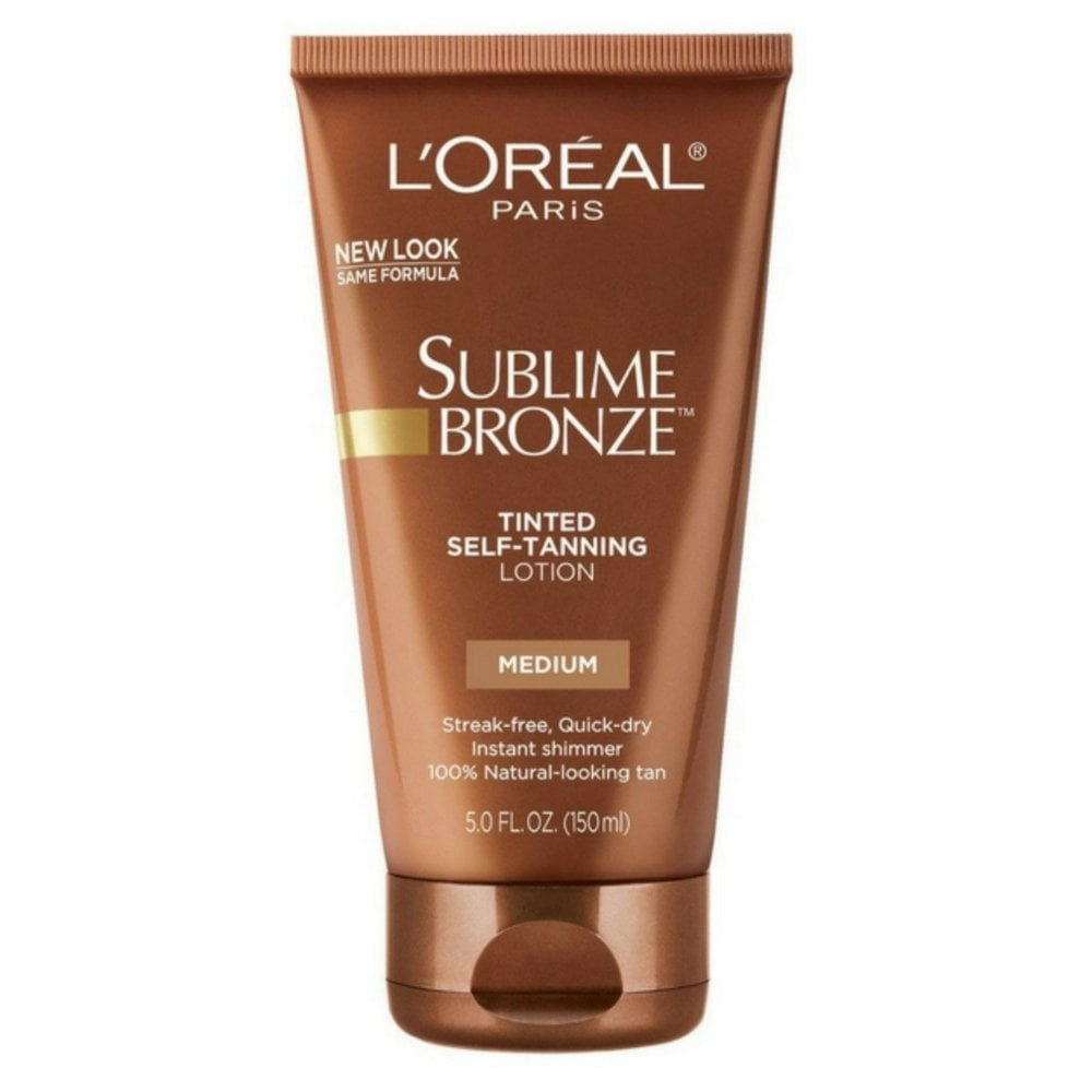 L,Oreal Sublime Bronze Tinted Self-Tanning Lotion Medium Natural Tan 5 Oz