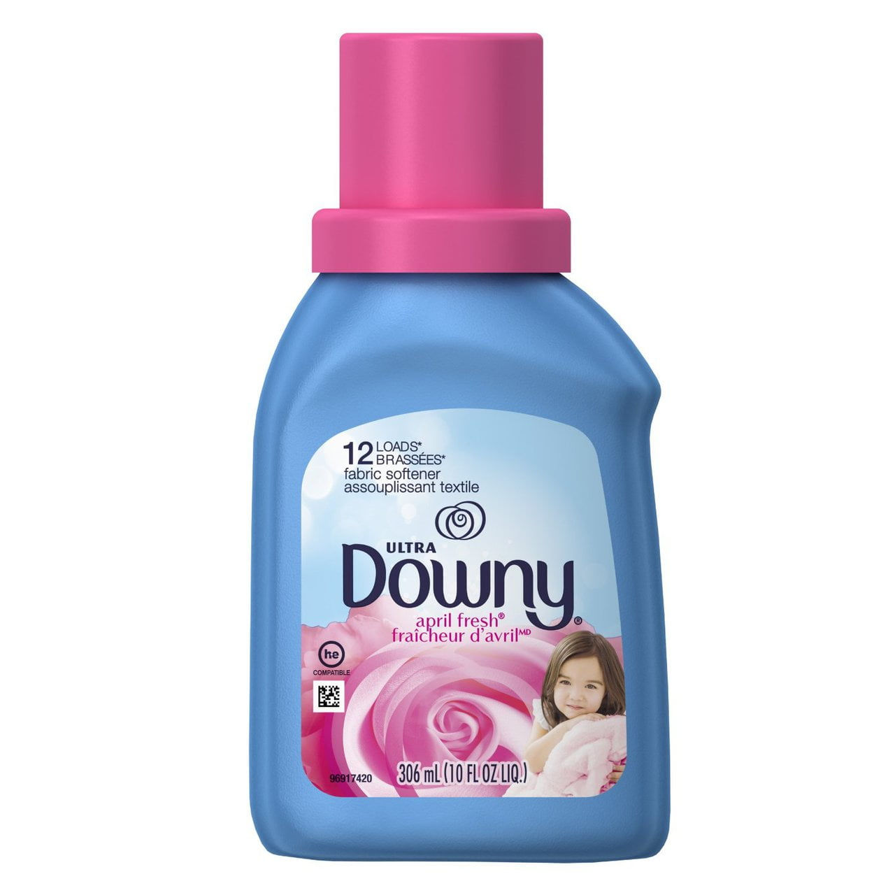 12 PACKS : Downy Ultra April Fresh Liquid Fabric Softener, 10 Oz