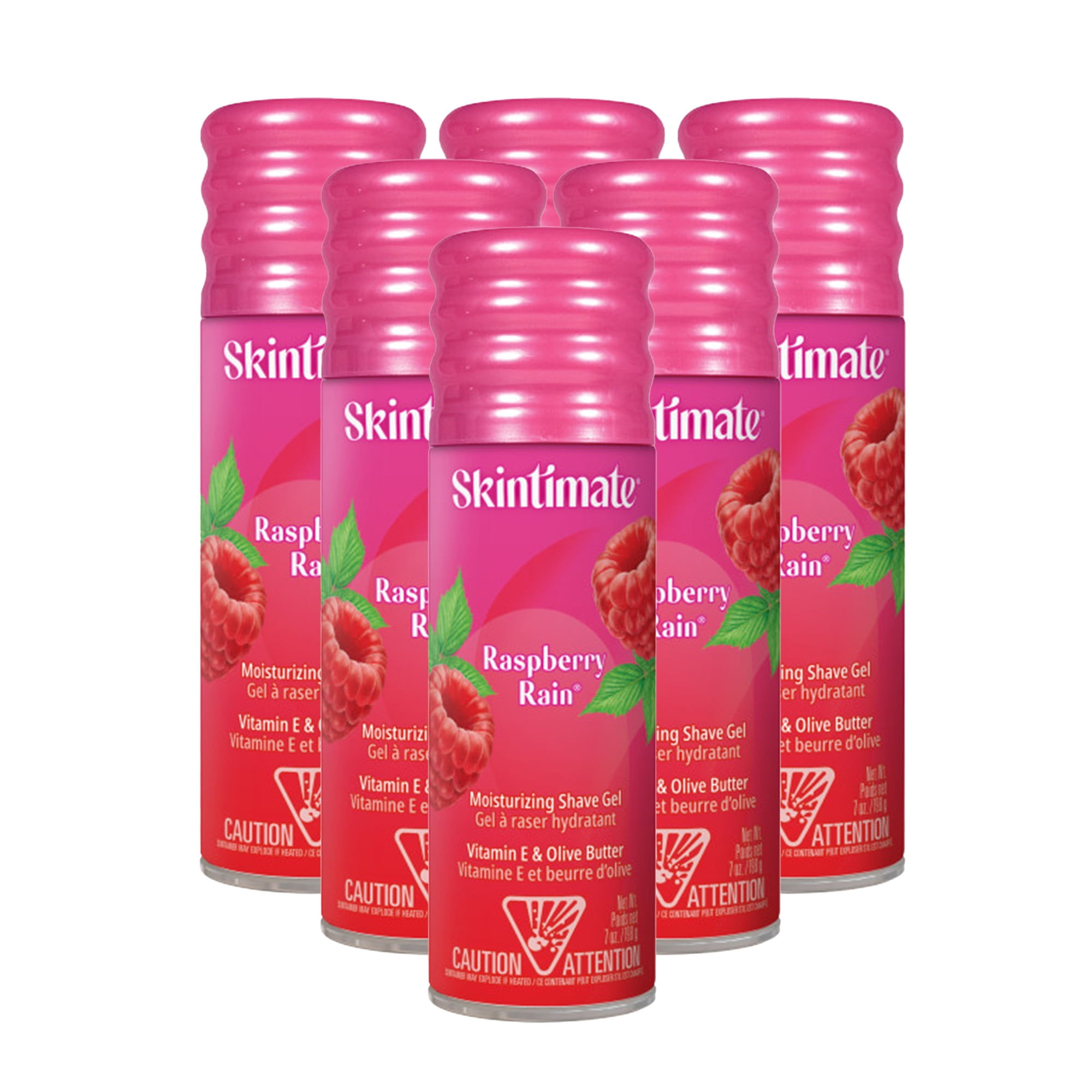 Skintimate Signature Scents Raspberry Rain Women's Shave Gel, With Vitamin E &