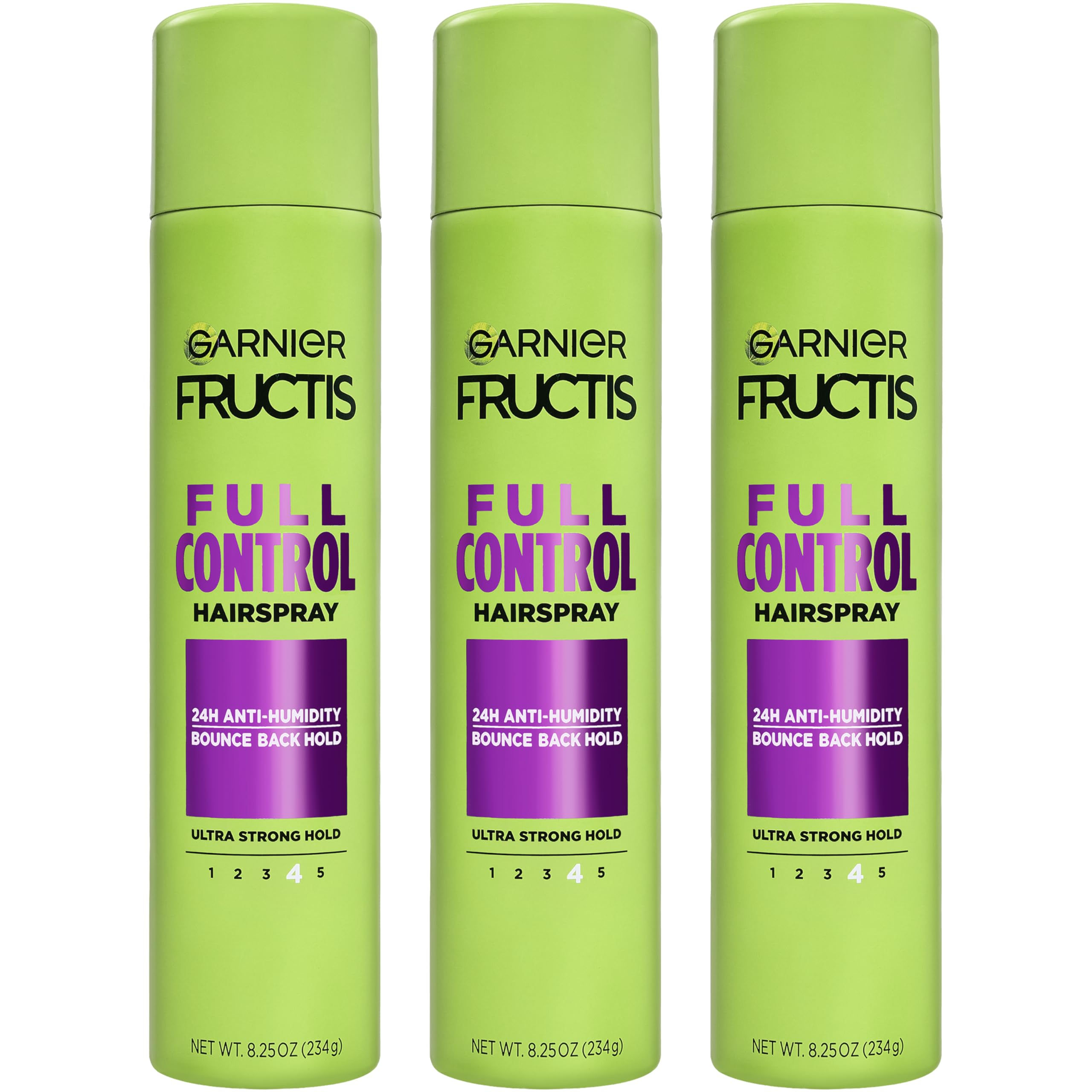 Garnier Fructis Style Full Control Anti-Humidity Hairspray, 8.25 Oz, 3 Count ...