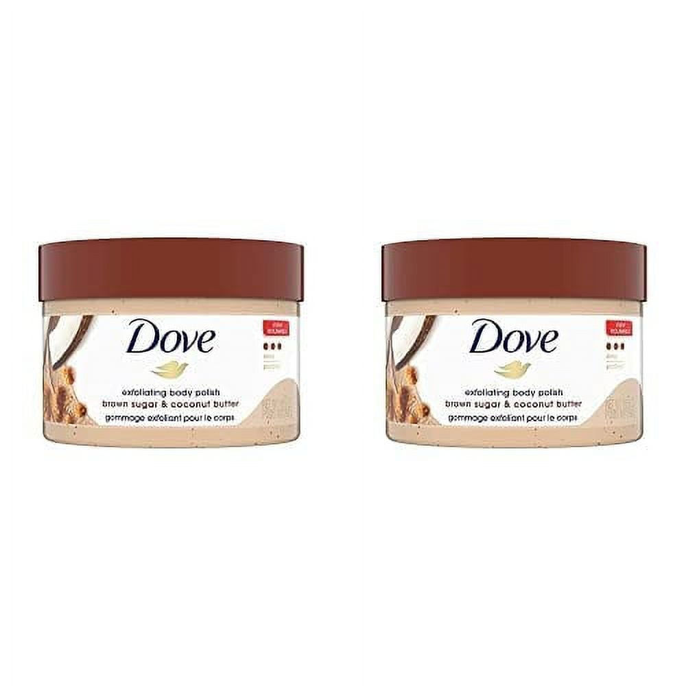 Dove Exfoliating Body Polish Scrub For Silky Smooth Skin Brown Sugar & Coconut