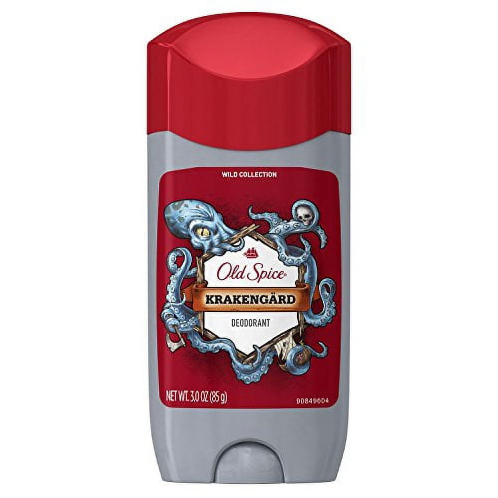 Old Spice Deodorant Wild Collection, Krakengard (Pack of 4)