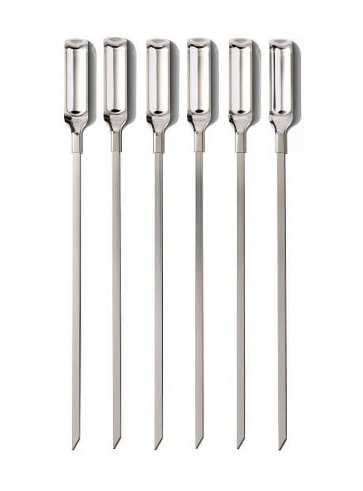 Pack of 2 OXO Softworks Grilling 6pc Stainless Steel Skewer Set
