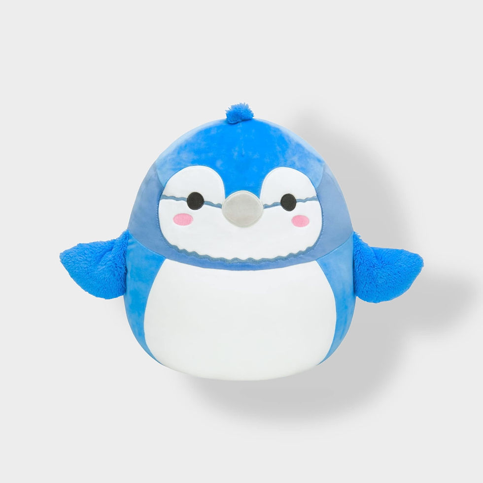 Squishmallows 16 Inch Babs Blue Jay Plush - Large Pet Squad Stuffed Animal Toy